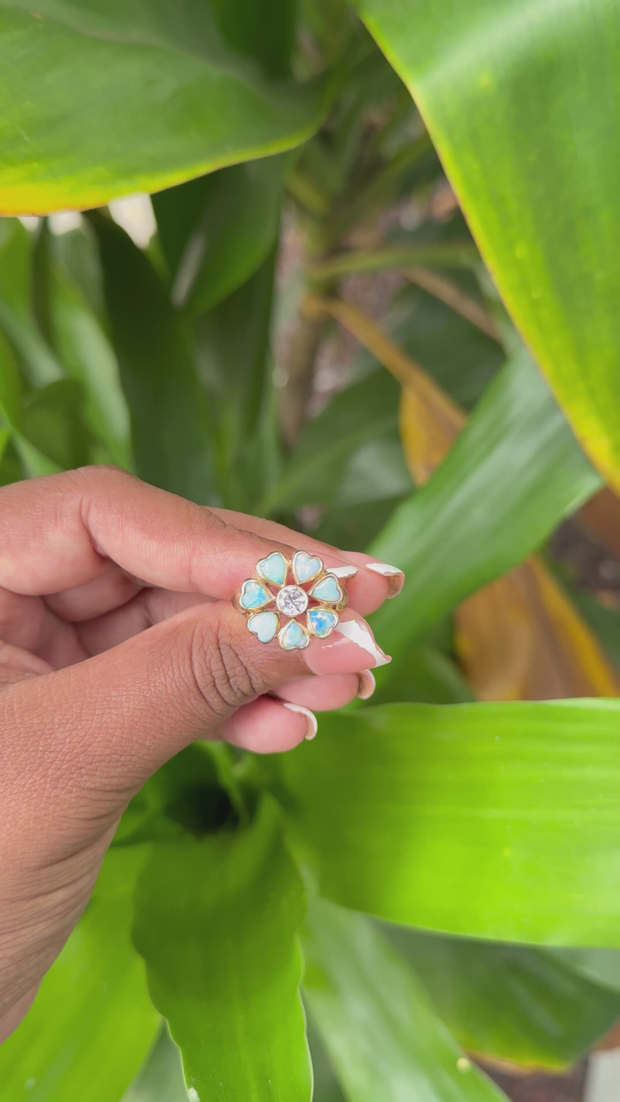 14K OEC & Opal ring